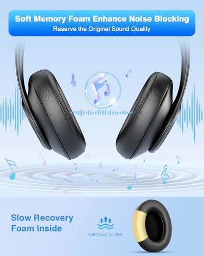 FEYCH Beats Studio Replacement Earpads for Beats Studio 3 &Beats Studio 2 (B0500/ B0501) 2 Pieces Noise Isolation Comfortable Memory Foam Ear Cushions (Black) - color: Black