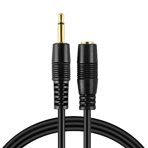 TNP 3.5mm Mono Extension Cable (25 FT) - 12V Trigger Cable, IR Infrared Sensor Receiver Extension Extender, 3.5mm 1/8" TS Monaural Mini Mono Audio Plug Jack Connector Male to Female Cable Wire Cord - size: 25FT