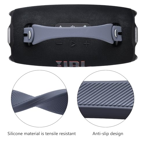 Removable Speaker Handle Strap Compatible with JBL Xtreme 2/ Xtreme 3/Xtreme 4/Zealot S67 Portable Bluetooth Speaker,Outdoor Travel JBL Speaker Silicone Handle (Handle Strap Blue) - style: Handle Strap Blue