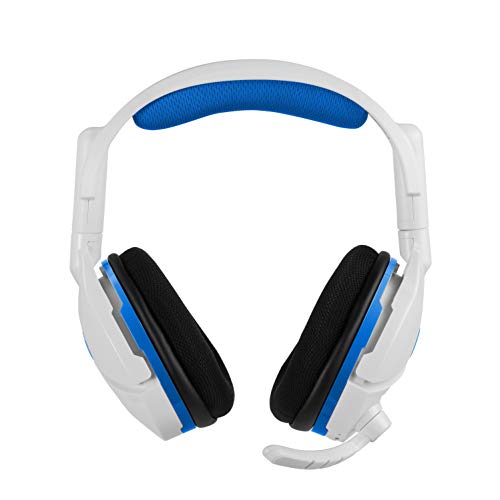 Turtle Beach Stealth 600 White Wireless Surround Sound Gaming Headset for PlayStation 5 and PlayStation 4 - color: White/Blue