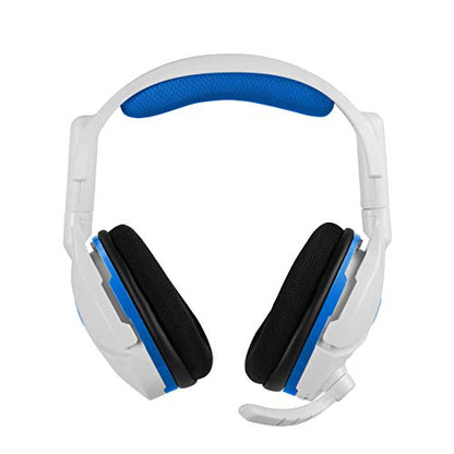 Turtle Beach Stealth 600 White Wireless Surround Sound Gaming Headset for PlayStation 5 and PlayStation 4 - color: White/Blue