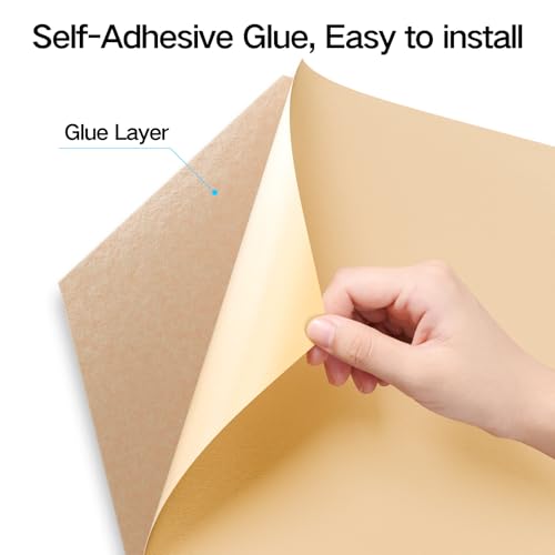 12 Pack Self-Adhesive Acoustic Panels 12" X 10" X 0.4" - Sound Proof Foam Panels with High Density, Y-Lined Design, Flame Resistant, Absorb Noise and Eliminate Echoes(Light Apricot) - color: Light Apricot, size: Y-Cut Hexagon 12 Pack