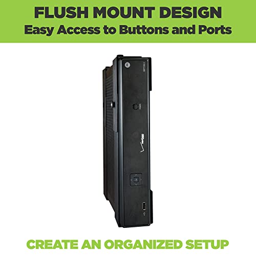 HIDEit Mounts Uni-M PS3 Slim Wall Mount - American Company - Keeps the Console Cool - Heavy Steel Cable Box Holder - Behind TV Satellite Receiver & DVD Mount - size: Medium