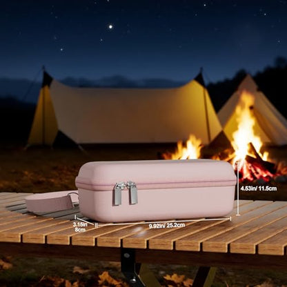 ProCase Hard Case for Bose SoundLink Flex 2nd/1st Gen Speaker - Pink | Hard Travel Storage Case with Mesh Pocket, Shoulder Strap and Carabiner for Bose SoundLink Flex 2nd/1st Gen Speaker - color: Pink