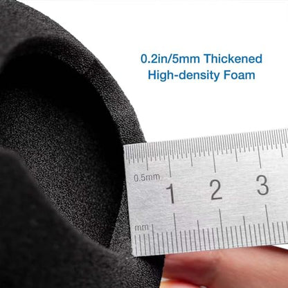 High-Density Foam Cushion Replacement Ear Pads for Infrared Wireless Headphones in Cars Compatible with Chrysler Infiniti Lexus Dodge GM Ford Toyota Nissan Honda Automobile DVD Player System
