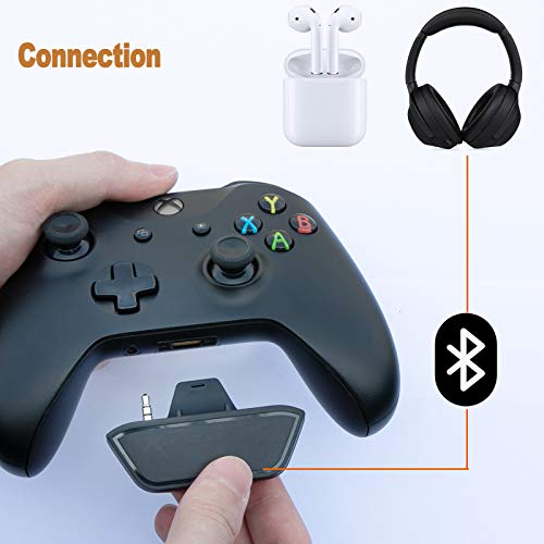 Uberwith Bluetooth Xbox one Transmitter Stereo Headset Audio Adapter for Xbox One X/S Controller Compatible with AirPods Wireless Headset Headphone Earbuds Speakers with Low Latency