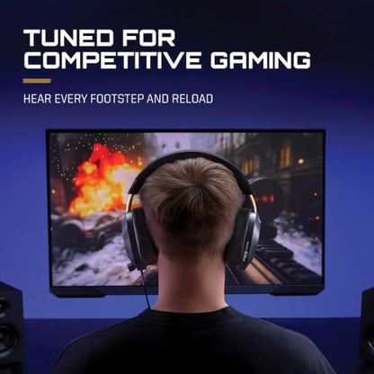 RIG R5 Spear MAX HD Wired PC Gaming Headset | 40mm GrapheneQ™ 드라이버, USB-C 오디오 DAC, 돌비 애트모스 3D 오디오, 탈착식 노이즈 캔슬링 마이크, 메모리 폼 - 3.5mm 및 USB-C - color: 블랙.