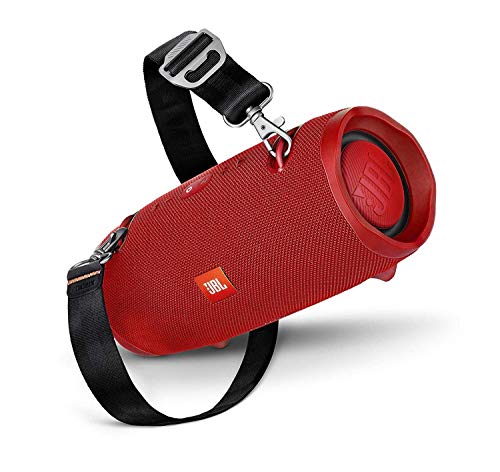JBL Xtreme 2 - Portable Bluetooth Speaker - Red | Wireless Bluetooth Streaming, Up to 15 hours of playtime, IPX7 waterproof, JBL Connect, Durable fabric and rugged material - color: Red