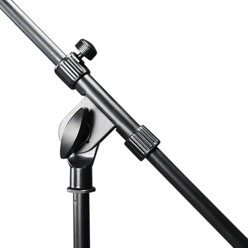 Rok-It by Gator Frameworks Adjustable Telescoping Boom Mic Stand, 36 - 64" | Heavy Duty, All Metal, Extendable Boom Arm, Fully Collapsible for Convenient Travel, (RI-MIC-5020) - style: Deluxe Telescoping Tripod