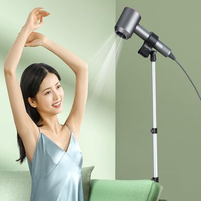 2 Pack Universal Hair Dryer Clip Holder with 1/4''-20 Thread Adapter Blow Dryer Holder Clamps Converter for Hair Dryer Stand Phone Tripod Camera Tripod Light Stand Microphone Stand Boom Arm
