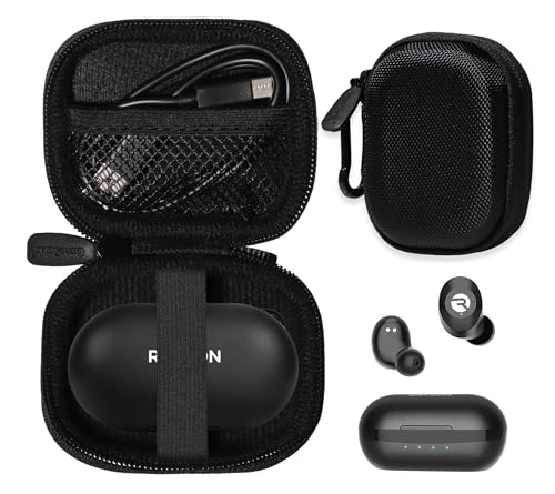 Case for Raycon Everyday Earbuds (2024 Edition) - in-Ear Buds, Raycon Fitness Earbuds (Black) - color: Black
