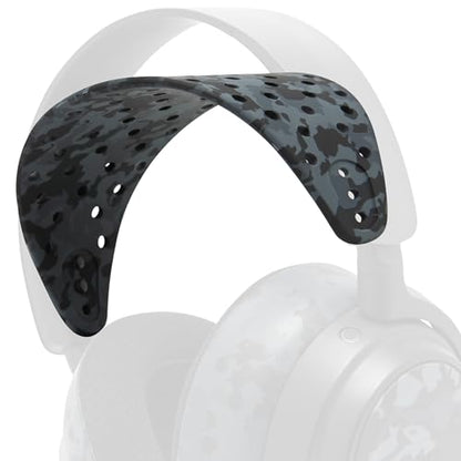 WC HeadbandZ Arctis Nova V2 - Upgraded Wide Silicone Headband Compatible with Arctis Nova Headsets by Wicked Cushions | Wider Weight-Distributing Design, Softer Flexible Silicone | Black Camo - color: Black Camo