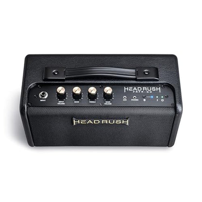 HeadRush FRFR-GO 30W Portable Electric Guitar Amplifier for Modellers | Portable Full-Range Flat-Response Speaker with Bluetooth, Rechargeable Battery for Multi-FX and Amp Modeling Pedals - size: 3-inch