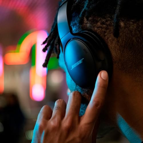 Bose QuietComfort 45 Bluetooth Wireless Noise Cancelling Headphones - Triple Black (Renewed) - color: Triple Black