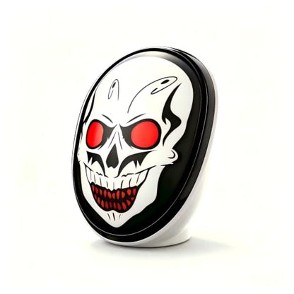 Halloween Ghost Bluetooth Speaker, Spooky Funny Skull Mini Speaker Wireless - color: Multicolor
