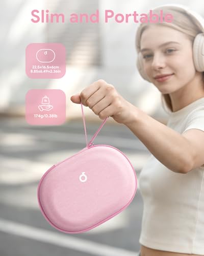 Headphone Case Hard for Bose QuietComfort Ultra QC45 QC35 QC25 QC15 QCSE - color: Pink