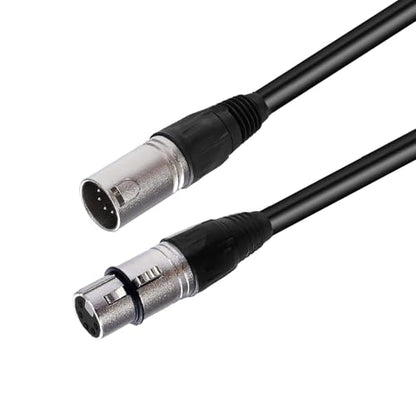 5 Pin XLR Connector, XLR Microphone Cable, Balanced Male to Female Connections for Microphone and Audio Interface (3 Meter/10Ft)