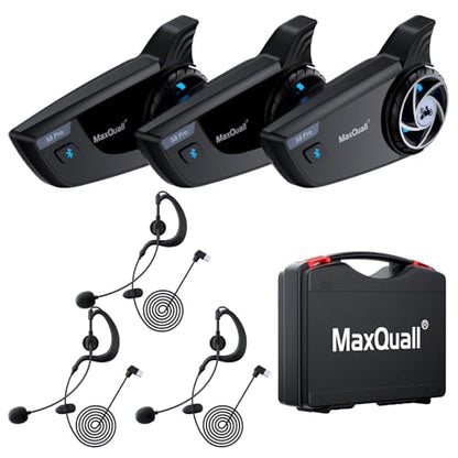 2~8 Person Referee Headset Communication System Sets S8 Pro Football Microphone Wireless Soccer Headsets (3S8 Pro(Model 1 Overhook Earphone)) - color: 3S8 Pro(Model 1 Overhook Earphone)