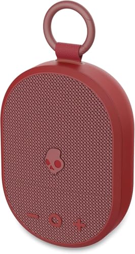 Skullcandy Kilo XT Wireless Bluetooth Speaker - IPX7 Waterproof Mini Bluetooth Speaker with 24 Hour Battery, Downward Firing Passive Radiator, and True Wireless Pairing - Perfect for Outdoor (Red) - color: Red