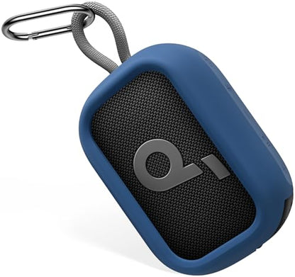 Geiomoo Silicone Case for Anker Select 4 Go Speaker, Protective Portable Scratch Shock Resistant Cover (Navy Blue) - color: Navy Blue