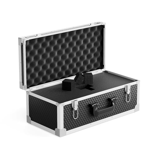 Phenyx Pro Storage Case with Pre-Diced Foam and Alloy Frame PCSE-XL | Aluminum Alloy Frame, Protective Gear Storage, Ergonomic Handle, Wireless Mic Systems, Camera Gear - size: Extra Large (53.5*22*29cm)