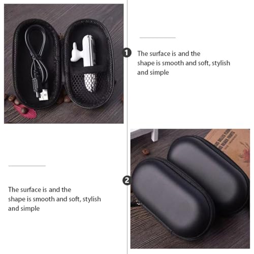 ARTIBETTER Shockproof Headphone Storage Bag Compact Case with Zipper Organizer for Earbuds Electronic Accessories Portable Carrying Pouch