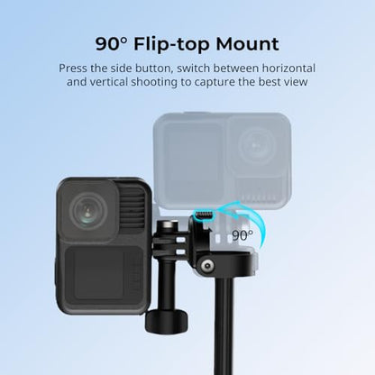 SmallRig 2-in-1 Selfie Stick Tripod, 7.1-20.5in Extendable, Support Horizontal & Vertical Shooting, for GoPro Hero 13/12/11/10/9, for DJI Osmo Nano Action 6/5 Pro/4/3, for Insta360 Ace Pro 2-5725 - style: for Action Cam