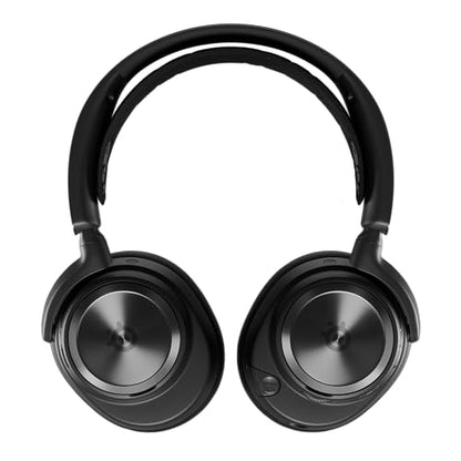 SteelSeries Arctis Nova Pro Wireless Multi-System Gaming Headset — Neodymium Magnetic Drivers — Active Noise Cancellation — 2 Battery System — ClearCast Gen 2 Mic — PC, PS5, PS4, Switch, Mobile - color: Black, style: PC