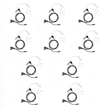 Walkie Talkie Earpiece Compatible with Cobra PX650 Cxt195 10PCS