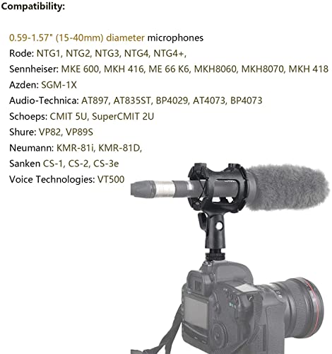 Sennheiser MKE 600 Professional Shotgun Microphone Kit with Shock Mount, Windscreens, XLR-to-3.5mm Adapter and Pouch for Video, Film, DSLR & Broadcast Production