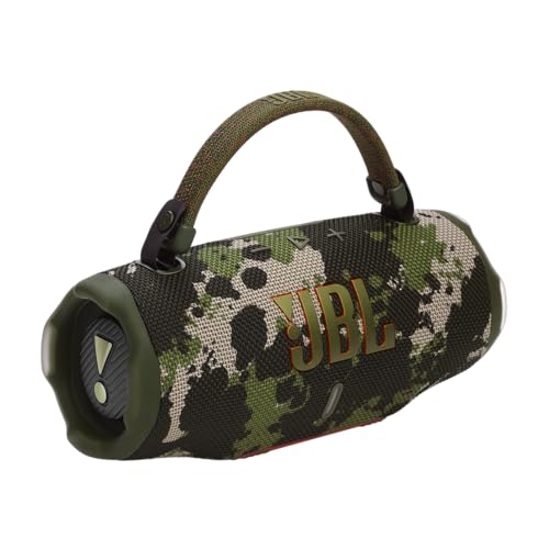 JBL Charge 6 Portable Bluetooth Speaker, Waterproof, Drop-Proof - Camo | Long Battery Life Up To 28 Hours, Quick Charging, Built-In Powerbank, Weatherproof For Outdoor, Poolside, And Shower Use - color: Squad