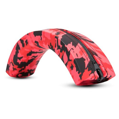 WC BandZ Cloud - Silicone Headband Cover for HyperX Cloud Series Headphones by Wicked Cushions | Enhanced Comfort, Style, & Sweat Protection | Exclusively for HyperX Cloud Series | Red Camo - color: Red Camo