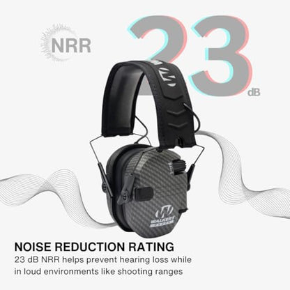 Walker's Razor Slim Electronic Earmuffs | Protective Case - color: Flat Dark Earth