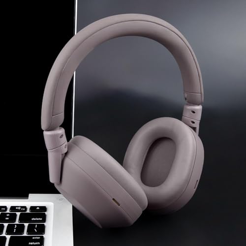 SOULWIT Hinge for Sony WH-1000XM5 - Smoky Pink | Protective Connectors for WH1000XM5(XM5) Headband Side Cover Slider to Fix and Prevent Breakage - color: Smoky Pink