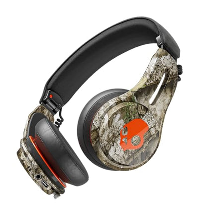 Skullcandy Icon ANC Noise Canceling Wireless Headphones - Realtree APX | On-Ear Fit, Bluetooth, Noise Cancellation, 60 Hours Battery, Sweat Water Resistant, Foldable, Travel Ready, Microphone - color: Realtree APX Black/Orange