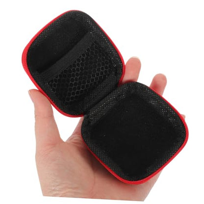 SHINEOFI Portable EVA Earbuds Case Zipper Closure Travel Organizer for Earbuds and Accessories Compact Storage Bag for Electronic Cables for Travel and Home Use