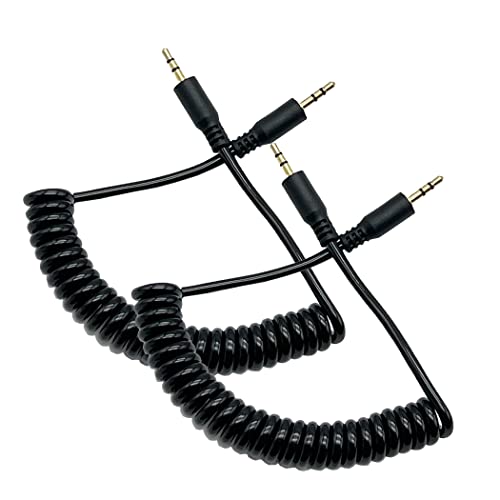 Seadream Coiled 2.5mm Audio Cable 2Pack - style: 2Pack Coiled 2.5mm M to 2.5mm M