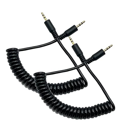 Seadream Coiled 2.5mm Audio Cable 2Pack - style: 2Pack Coiled 2.5mm M to 2.5mm M