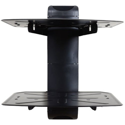 VideoSecu 2 Shelf Component Wall Mount Bracket for DVD/DVR/VCR/Cable Box/DDS Box/Blu-Ray/Game Station/Receiver MDVD04B WP6