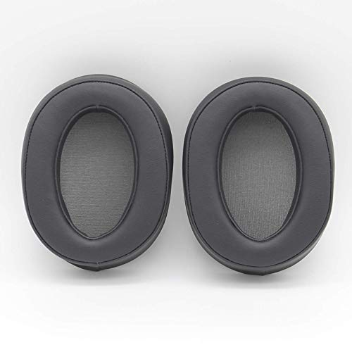 WH-H900N Replacement Ear Pads Protein PU Leather Ear Cushion Compatible with Sony WH-H900N and MDR-100ABN Headphones (Dark Grey) - color: Dark Grey