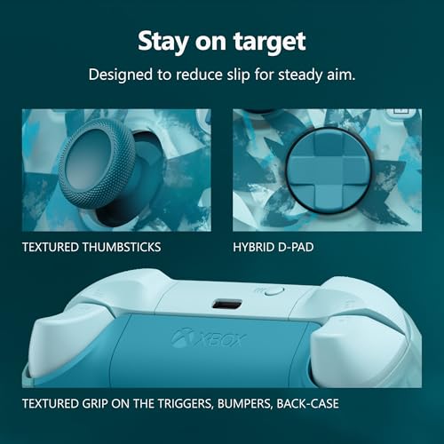 Xbox Wireless Gaming Controller | Ice Breaker Special Edition | Consoles, PCs, TVs, mobile, and more | Textured Grip | Wireless, Bluetooth, USB-C Connectivity - style: Ice Breaker