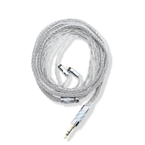 24-Core Silver-Plated IEM Cable with 3.5mm Stereo to 2-Pin - size: 3.5mm-2PIN
