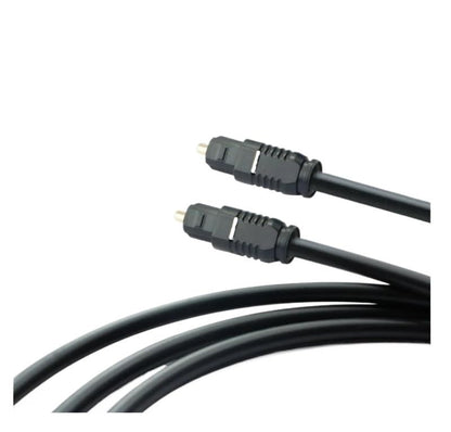 Wen ST 90 Degree Right Angled Super Short Digital Audio Out Put Cable Optical Audio Cable Od 4.0 Mm with Gold-Plated Plug 0.2m(Straight 3m,2pcs) - color: Straight 3m, size: 2pcs