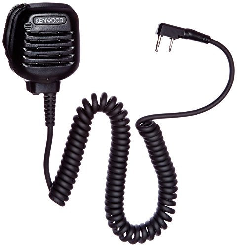 KENWOOD KMC-45D Heavy Duty Military Spec Remote Speaker/Microphone w/ 2.5mm Earphone Jack, Dust & Water Resistant, for Kenwood ProTalk & NX Series Radios, OEM - style: KMC-45D