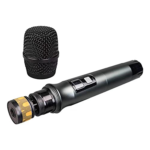 Wireless Microphone System 6 Channel Microphones Pro UHF 6 Handheld Karaoke DJ Karaoke System 6 Whole Metal Karaoke System Church Speaking Conference Wedding Party