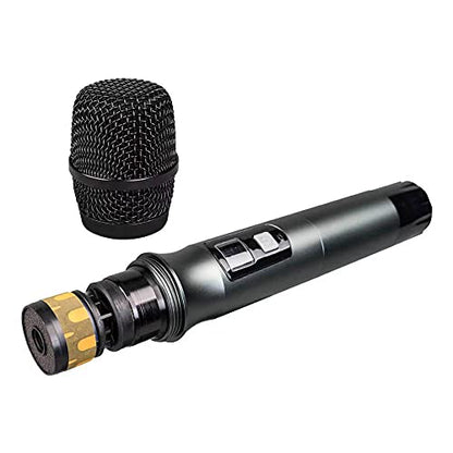 Wireless Microphone System 6 Channel Microphones Pro UHF 6 Handheld Karaoke DJ Karaoke System 6 Whole Metal Karaoke System Church Speaking Conference Wedding Party