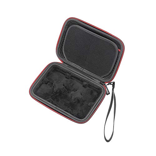 RLSOCO Carrying Case for Rode Wireless GO II/Wireless ME/Wireless GO III (Gen 3)/Wireless GO Wireless Microphone System - Fits for Rode Wireless GO 2/3 Microphone (Black) - color: Six Slots