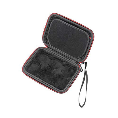 RLSOCO Carrying Case for Rode Wireless GO II/Wireless ME/Wireless GO III (Gen 3)/Wireless GO Wireless Microphone System - Fits for Rode Wireless GO 2/3 Microphone (Black) - color: Six Slots