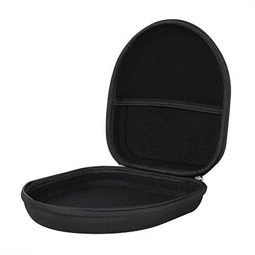 Hermitshell Hard Travel Case for Silensys E7 / PurelySound E7 / MOVSSOU E7 / COWIN E7 / Tapela E7 / Audonia E7 Active Noise Cancelling Bluetooth Headphones (Black) - color: Black
