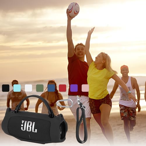 Silicone Cover Compatible with JBL Charge 6 Waterproof Speaker | Flexible Silicone Cover,Smooth Touch, Simple Removal,Portable Fit,Pink Case - color: Pink, size: Silicone Cover